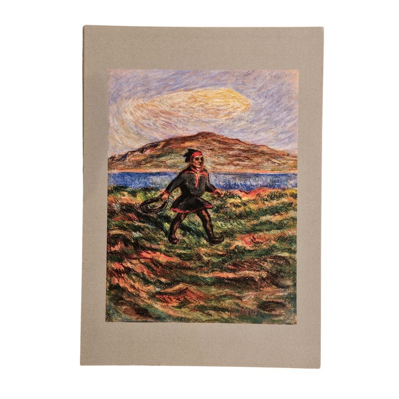Njoarostit John Savio Enkelt Kunstkort A6