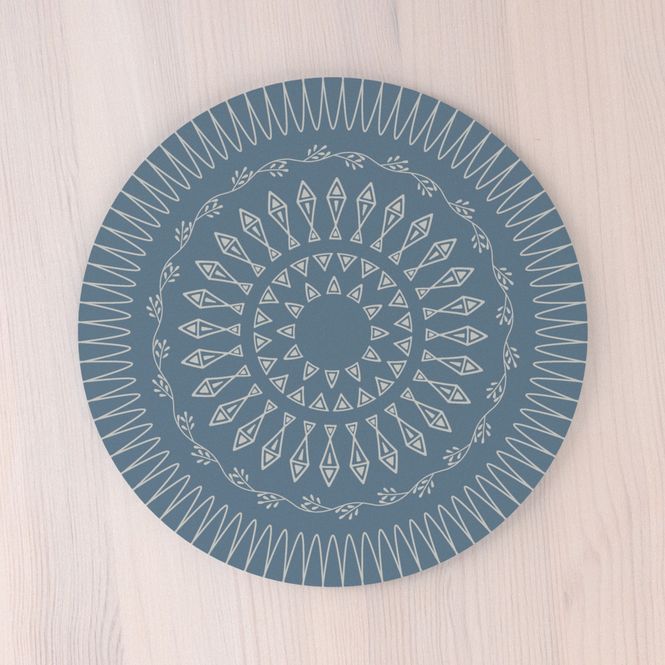 Huvudbild Grytunderlägg Langas Blå Ø21